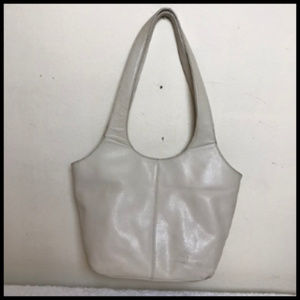 Stone Mountain Boho Retro Top Stitched Pebble Leather Shoulder Bag